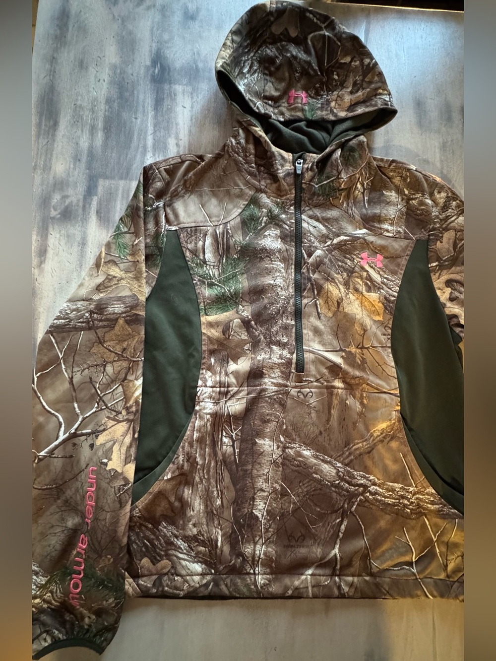 Under Armour UA Storm hunting jacket/ fleece lined scent control Large NWOT